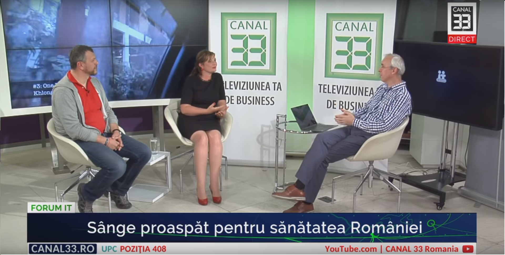 Clusterul ROHEALTH- emisiunea FORUL IT CANAL 33 canal 33.png